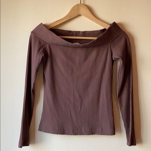Wilfred mauve long sleeve top